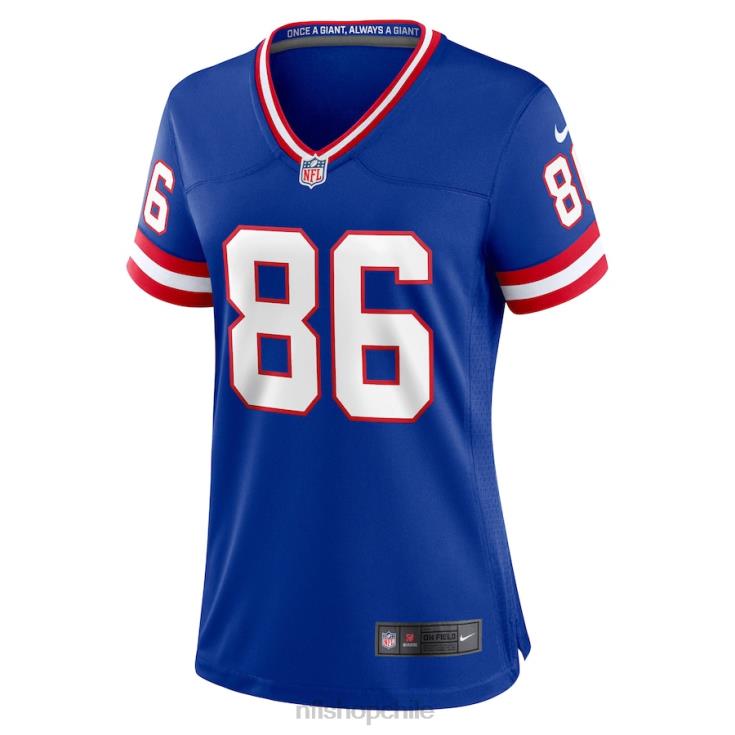 ropa NFL camiseta de juego de jugador nike royal classic de los gigantes de nueva york darius slayton mujer 20DRH4076 - Image 2