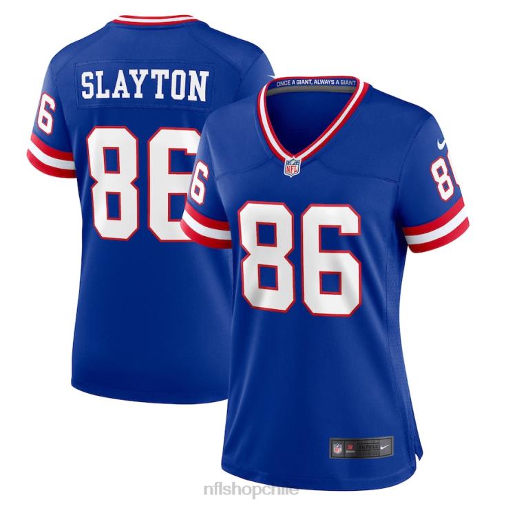 ropa NFL camiseta de juego de jugador nike royal classic de los gigantes de nueva york darius slayton mujer 20DRH4076 - Image 1