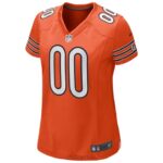 ropa NFL Camiseta de juego personalizada alternativa de los Chicago Bears naranja de Nike mujer 20DRH1566 - Image 2