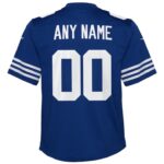 ropa NFL camiseta de juego personalizada alternativa nike royal de los colts de indianapolis juventud 20DRH4092 - Image 3