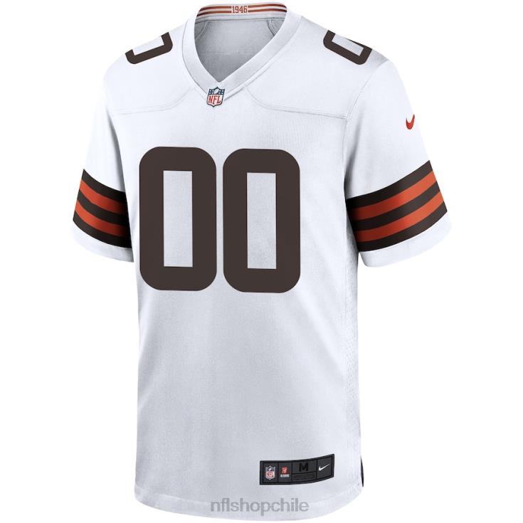 ropa NFL camiseta de juego personalizada blanca nike de los cleveland browns hombres 20DRH1046 - Image 2