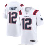 ropa NFL camiseta de juego retirada blanca de tom brady de los patriotas de nueva inglaterra nike hombres 20DRH193