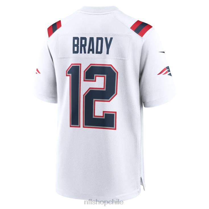 ropa NFL camiseta de juego retirada blanca de tom brady de los patriotas de nueva inglaterra nike hombres 20DRH193 - Image 3