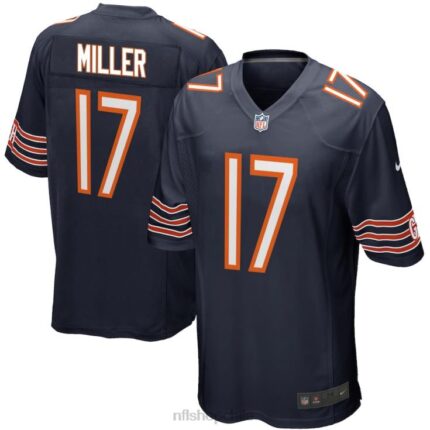 ropa NFL camiseta de jugador de juego azul marino de anthony miller de los osos de chicago hombres 20DRH3793