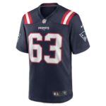 ropa NFL camiseta de jugador de juego azul marino de Chasen Hines de los New England Patriots hombres 20DRH6114 - Image 2