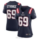 ropa NFL camiseta de jugador de juego azul marino de cole extraño de los patriotas de nueva inglaterra mujer 20DRH3196