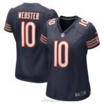ropa NFL camiseta de jugador de juego azul marino de nsimba webster de los osos de chicago mujer 20DRH5638