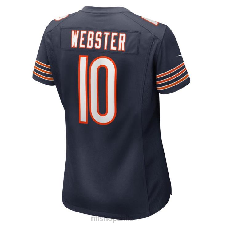 ropa NFL camiseta de jugador de juego azul marino de nsimba webster de los osos de chicago mujer 20DRH5638 - Image 3