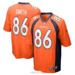 ropa NFL camiseta de jugador de juego naranja de vycinct smith de los denver broncos nike hombres 20DRH6093
