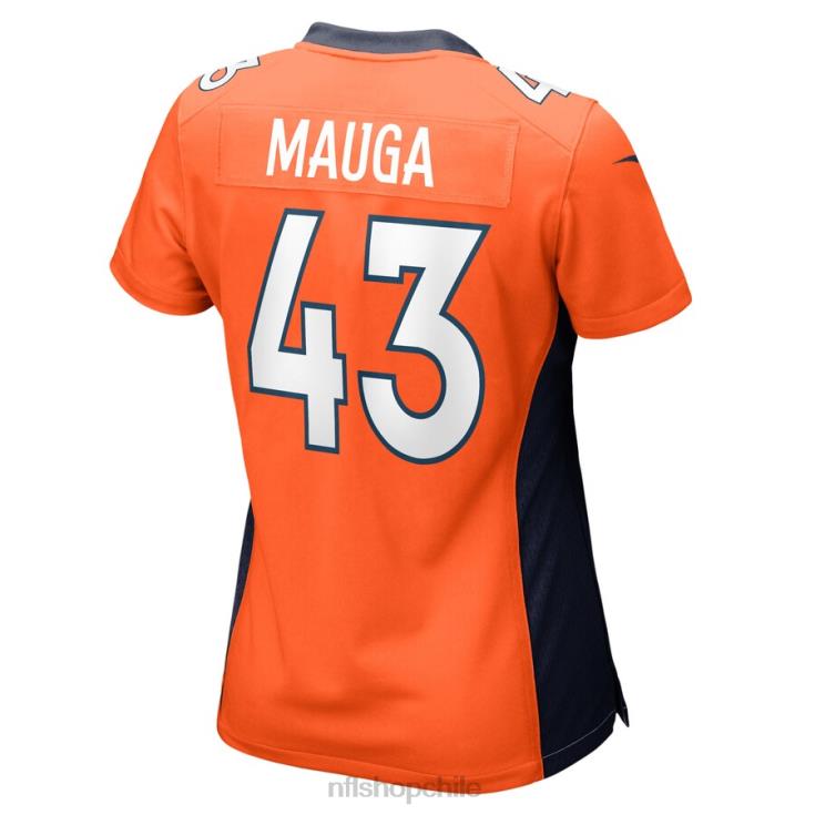 ropa NFL camiseta de jugador de juego naranja kana'i mauga de los denver broncos nike mujer 20DRH6004 - Image 3