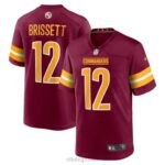 ropa NFL camiseta de jugador de juego nike borgoña de los comandantes de washington jacoby brissett hombres 20DRH6365