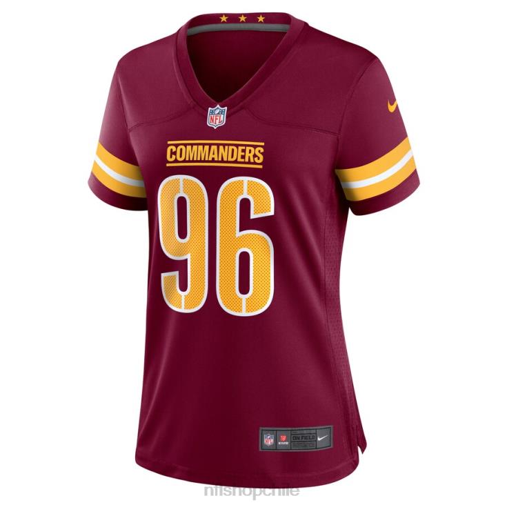 ropa NFL camiseta de jugador de juego nike borgoña de los comandantes de washington james smith-williams mujer 20DRH5876 - Image 2