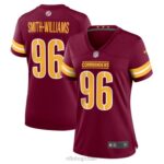 ropa NFL camiseta de jugador de juego nike borgoña de los comandantes de washington james smith-williams mujer 20DRH5876