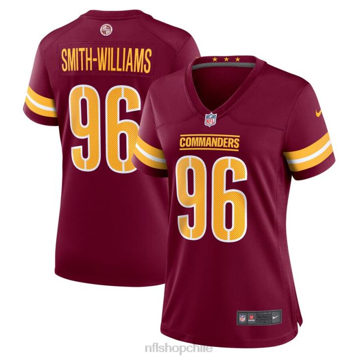 ropa NFL camiseta de jugador de juego nike borgoña de los comandantes de washington james smith-williams mujer 20DRH5876 - Image 1