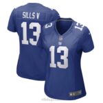 ropa NFL camiseta de jugador de juego real nike david sills v gigantes de nueva york mujer 20DRH6091