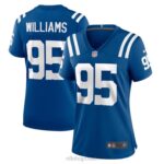 ropa NFL camiseta de jugador de juego real nike de chris williams de indianapolis potros mujer 20DRH4811