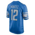 ropa NFL camiseta de jugador de local azul de los leones de detroit steven montez nike hombres 20DRH5699 - Image 3