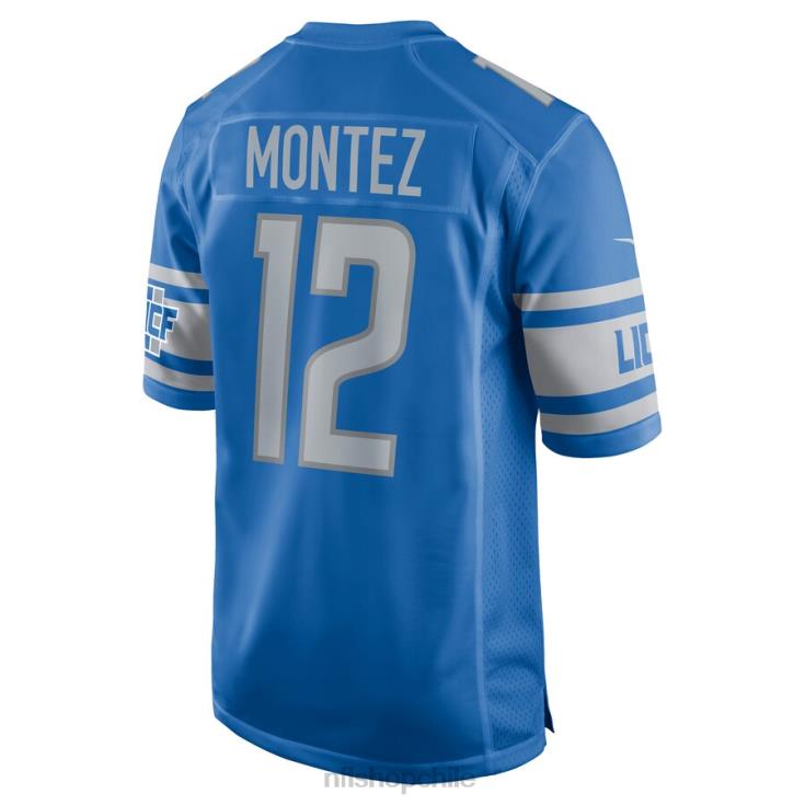 ropa NFL camiseta de jugador de local azul de los leones de detroit steven montez nike hombres 20DRH5699 - Image 3