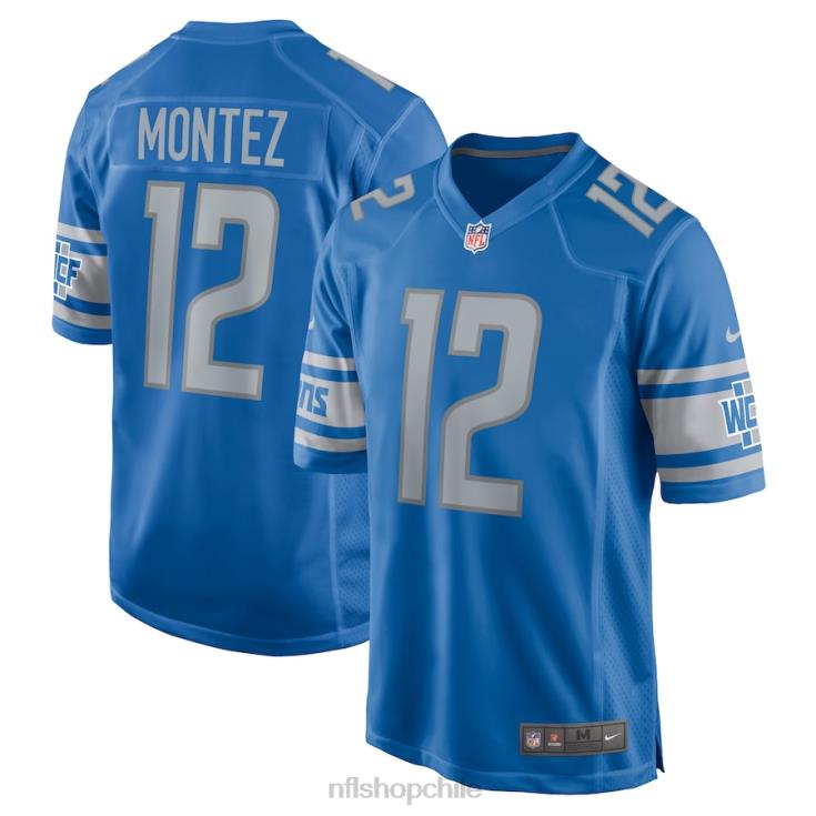 ropa NFL camiseta de jugador de local azul de los leones de detroit steven montez nike hombres 20DRH5699 - Image 1