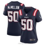ropa NFL camiseta de jugador de local azul marino de raekwon mcmillan de los patriotas de nueva inglaterra mujer 20DRH5422