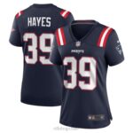 ropa NFL camiseta de jugador de local azul marino de tae hayes de los patriotas de nueva inglaterra mujer 20DRH5421