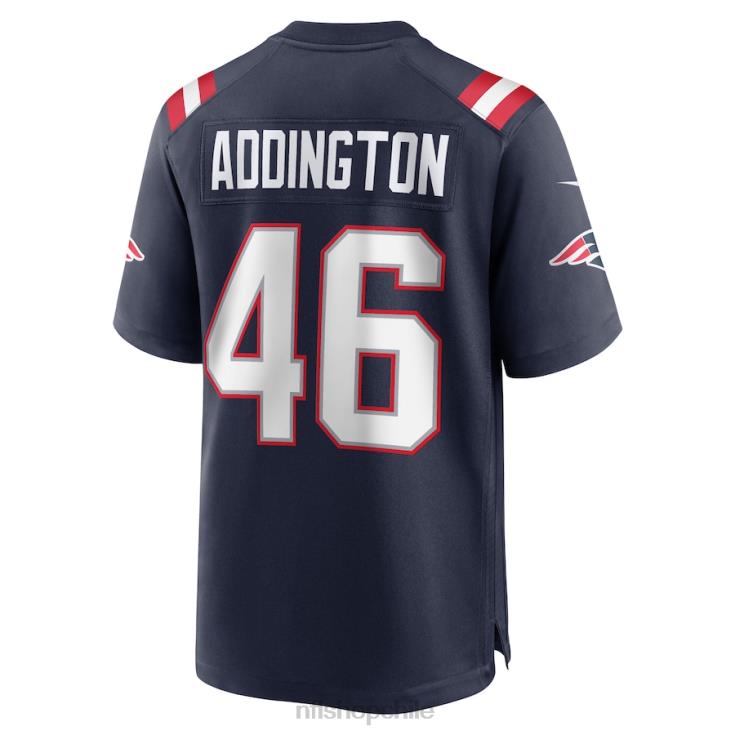 ropa NFL camiseta de jugador de local azul marino de tucker addton de los patriotas de nueva inglaterra nike hombres 20DRH4436 - Image 3