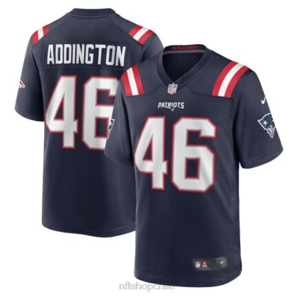 ropa NFL camiseta de jugador de local azul marino de tucker addton de los patriotas de nueva inglaterra nike hombres 20DRH4436