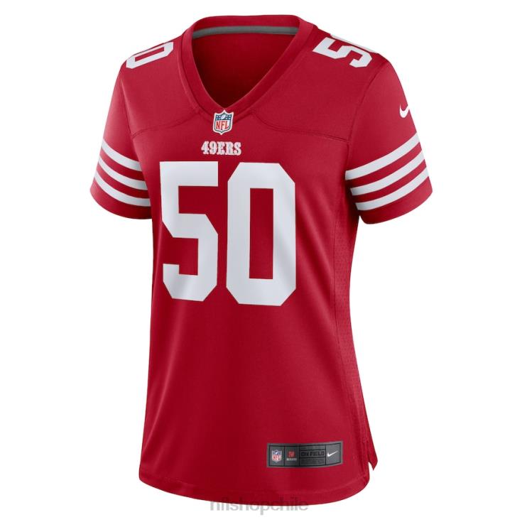 ropa NFL camiseta de jugador de local escarlata de san francisco 49ers michael dwumfour nike mujer 20DRH6141 - Image 2