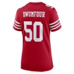 ropa NFL camiseta de jugador de local escarlata de san francisco 49ers michael dwumfour nike mujer 20DRH6141 - Image 3
