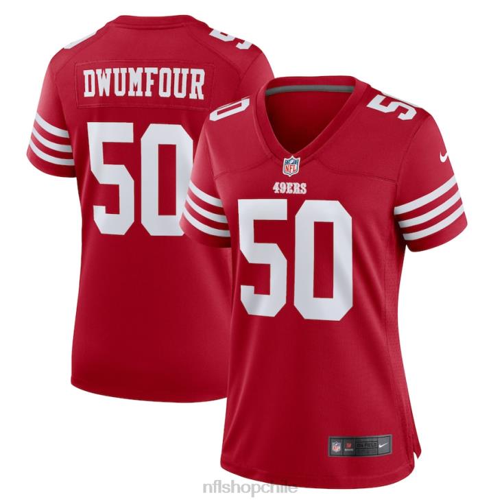 ropa NFL camiseta de jugador de local escarlata de san francisco 49ers michael dwumfour nike mujer 20DRH6141 - Image 1