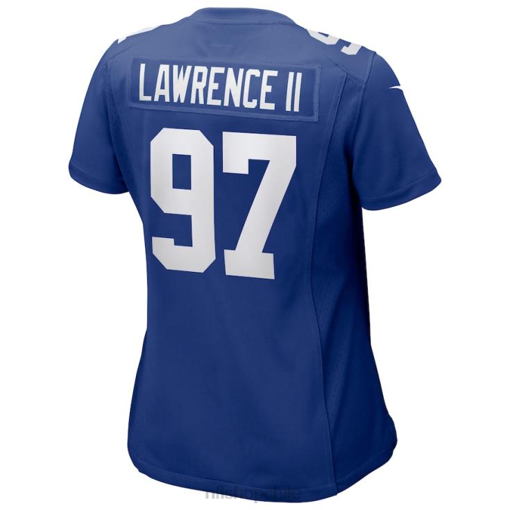 ropa NFL camiseta de jugador del juego del equipo real nike dexter lawrence ii de los gigantes de nueva york mujer 20DRH1389 - Image 3