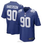 ropa NFL camiseta de jugador nike royal game de ryder anderson de los gigantes de nueva york hombres 20DRH5875