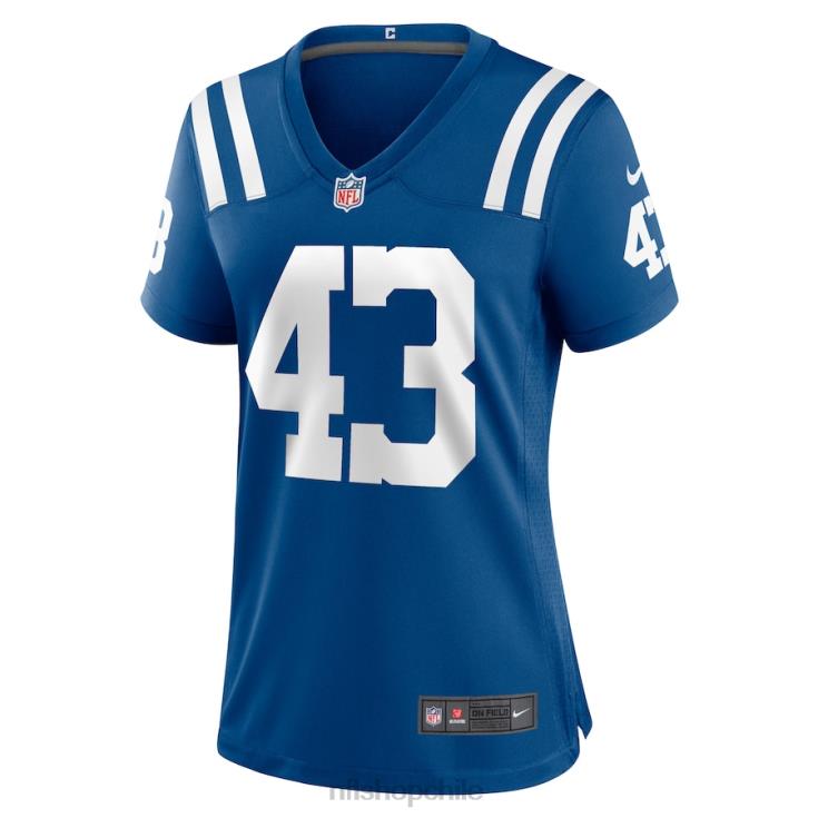 ropa NFL camiseta de jugador nike royal game trevor denbow de los colts de indianapolis mujer 20DRH6599 - Image 2
