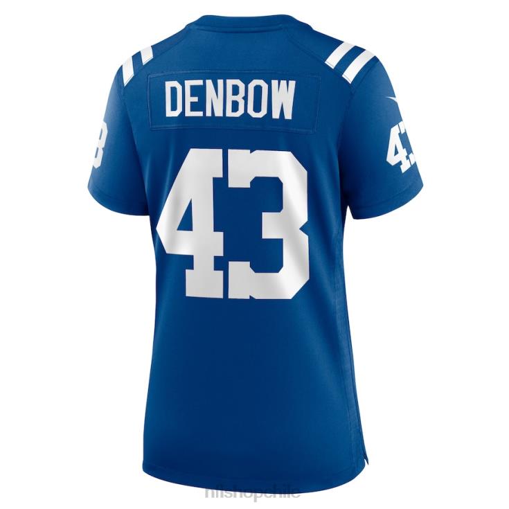 ropa NFL camiseta de jugador nike royal game trevor denbow de los colts de indianapolis mujer 20DRH6599 - Image 3