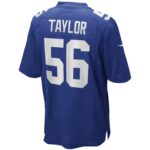 ropa NFL camiseta de jugador retirado de los gigantes de nueva york lawrence taylor nike royal game hombres 20DRH1134 - Image 3
