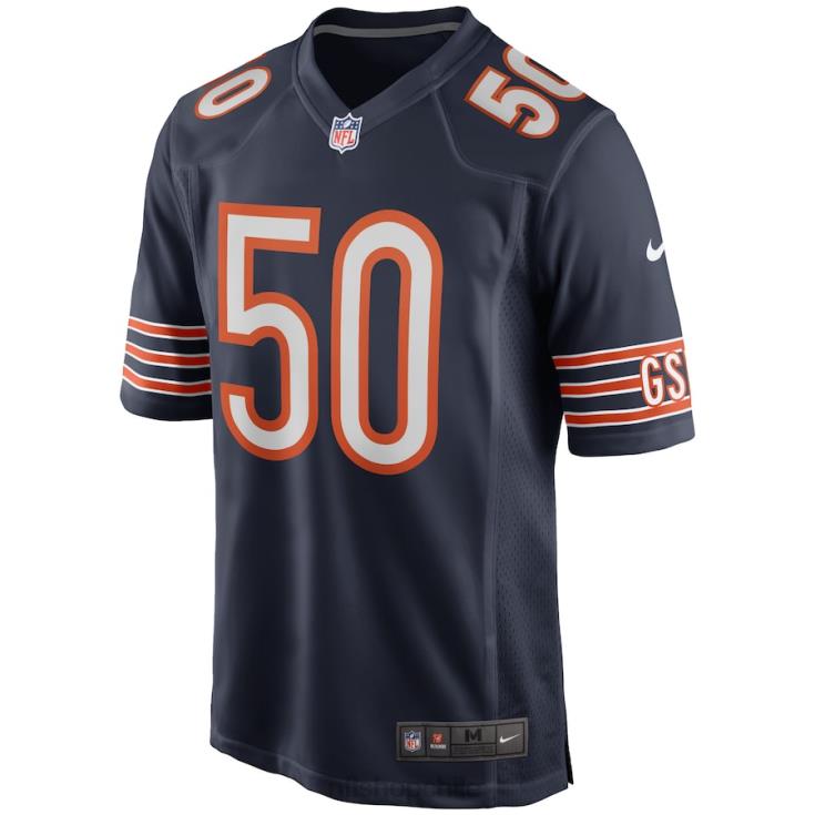 ropa NFL camiseta de jugador retirado del juego de los osos de chicago mike singletary nike azul marino hombres 20DRH679 - Image 2
