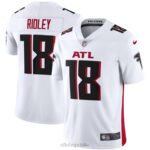 ropa NFL camiseta de los atlanta falcons de calvin ridley nike blanca vapor limitada hombres 20DRH4949