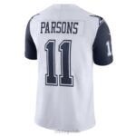 ropa NFL camiseta de los dallas cowboys micah parsons nike blanca alternativa 2 vapor limitada hombres 20DRH210 - Image 3