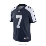 ropa NFL camiseta de los dallas cowboys trevon diggs nike azul marino alternativa vapor limitada hombres 20DRH979 - Image 2