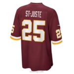 ropa NFL camiseta del equipo de fútbol de washington benjamin st-juste nike color burdeos hombres 20DRH6024 - Image 3