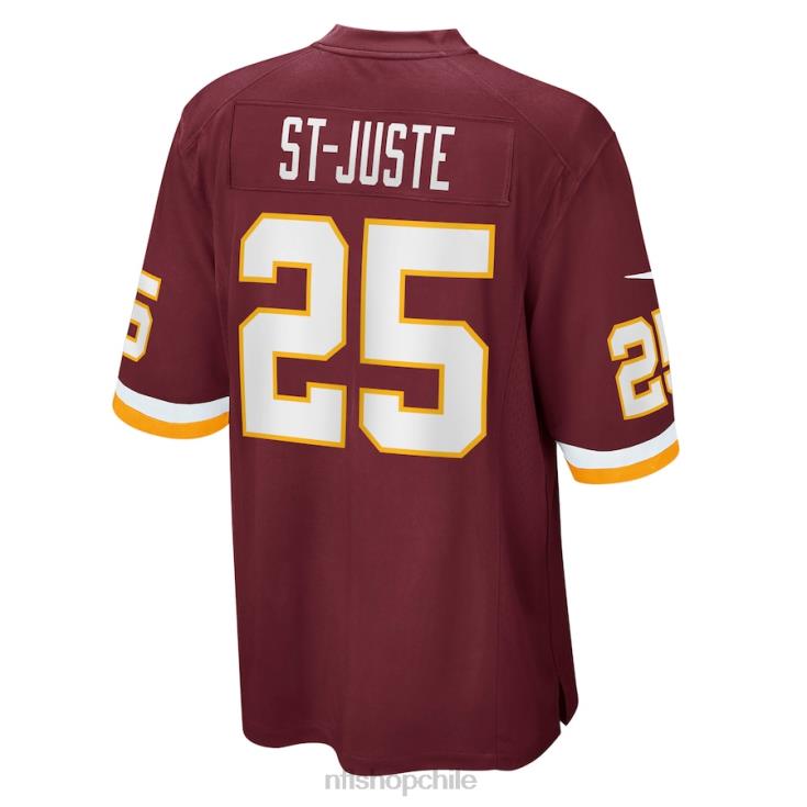 ropa NFL camiseta del equipo de fútbol de washington benjamin st-juste nike color burdeos hombres 20DRH6024 - Image 3