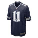 ropa NFL camiseta del juego de selección de primera ronda del draft 2021 azul marino de micah parsons de los dallas cowboys hombres 20DRH111 - Image 2