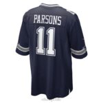 ropa NFL camiseta del juego de selección de primera ronda del draft 2021 azul marino de micah parsons de los dallas cowboys hombres 20DRH111 - Image 3