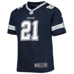 ropa NFL camiseta del juego del equipo azul marino de ezekiel elliott de los dallas cowboys juventud 20DRH2973 - Image 2