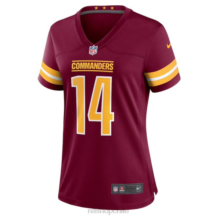 ropa NFL camiseta del juego del jugador nike borgoña de los comandantes de washington sam howell mujer 20DRH4230 - Image 2
