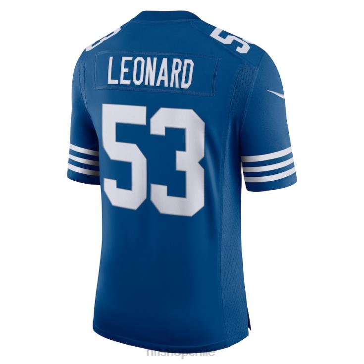 ropa NFL camiseta indianapolis potros darius leonard nike royal alternativo vapor limitada hombres 20DRH2931 - Image 3