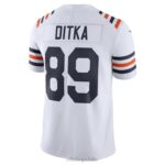 ropa NFL camiseta limitada de jugador retirado clásico alternativo de los osos de chicago mike ditka nike blanca 2019 hombres 20DRH2997 - Image 3