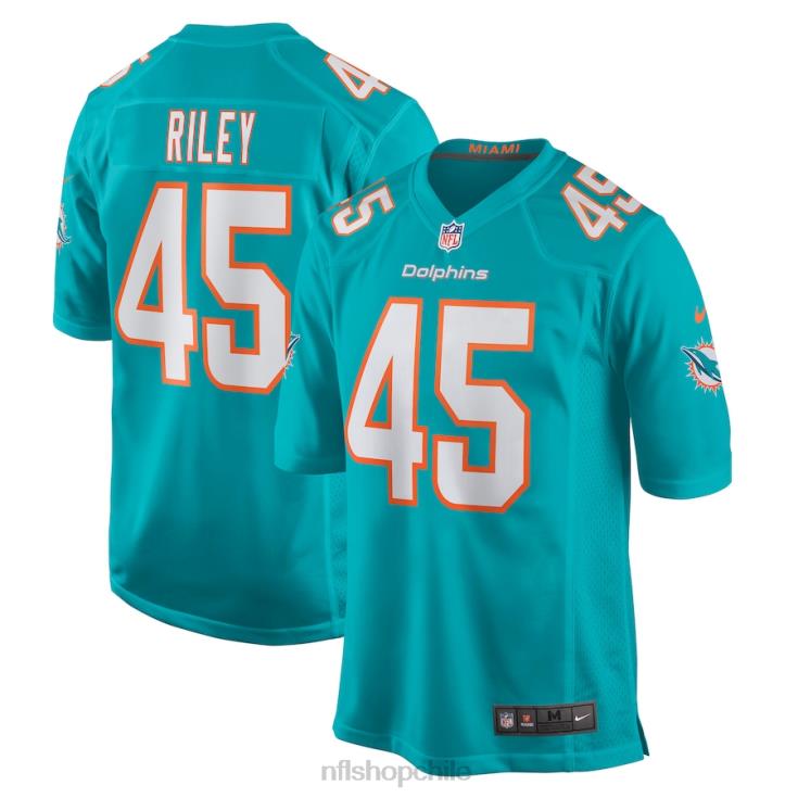 ropa NFL camiseta nike aqua game de duque riley de los delfines de miami hombres 20DRH6381 - Image 1