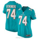 ropa NFL camiseta nike aqua game de liam eichenberg de los delfines de miami mujer 20DRH5039