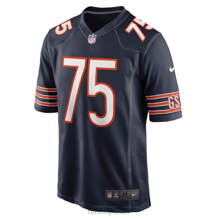 ropa NFL camiseta nike azul marino de larry borom de los osos de chicago hombres 20DRH6870 - Image 2